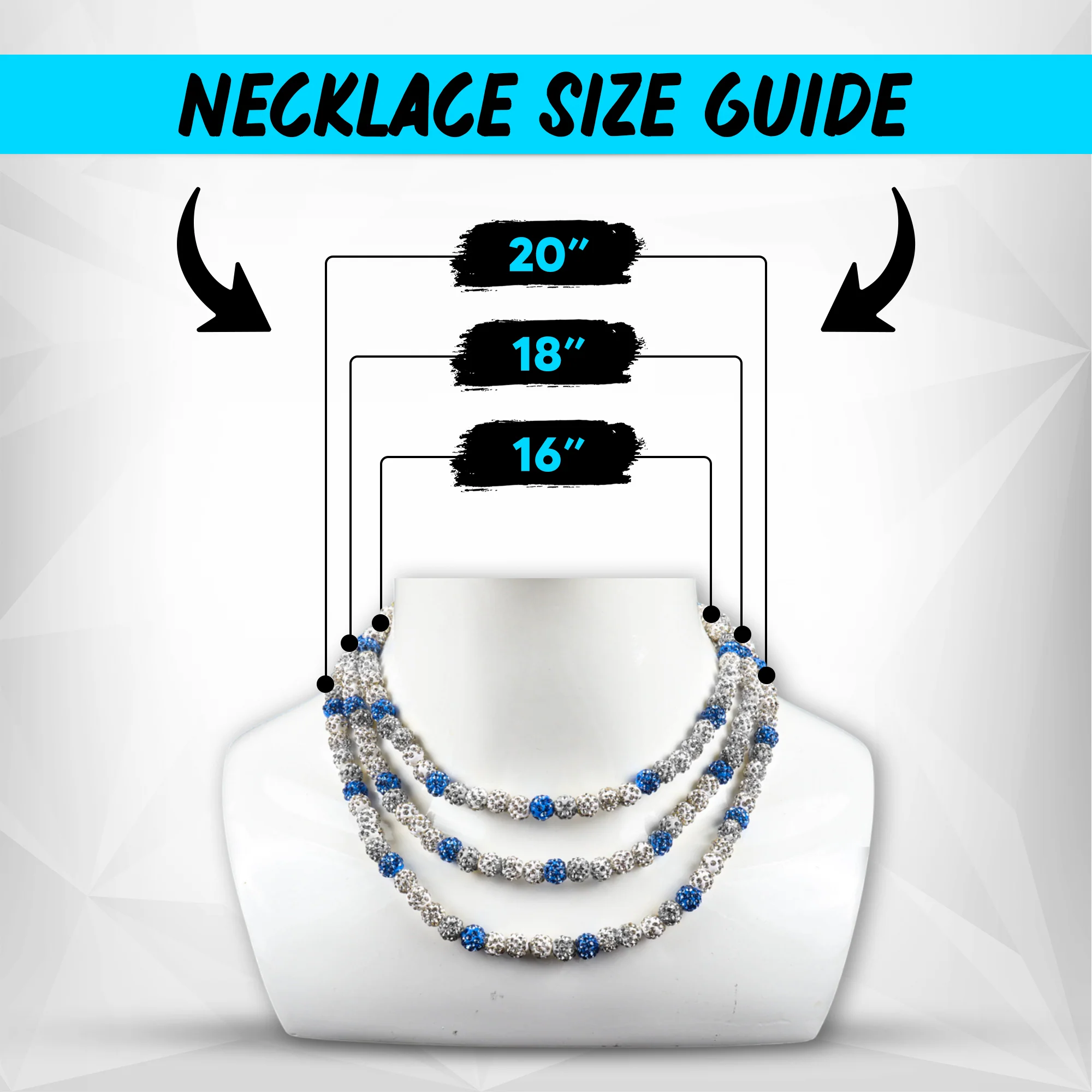 Arctic Ice - Dirty Mids ICE Collection Baseball Necklace - Image 3