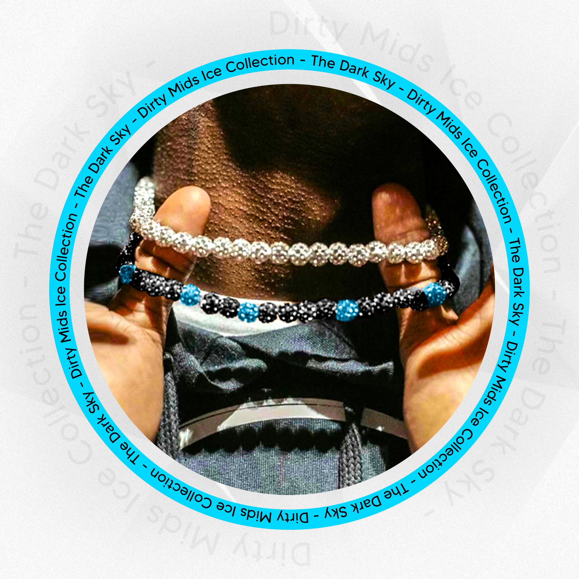 Dark Sky - Dirty Mids ICE Collection Baseball Necklace - Image 4