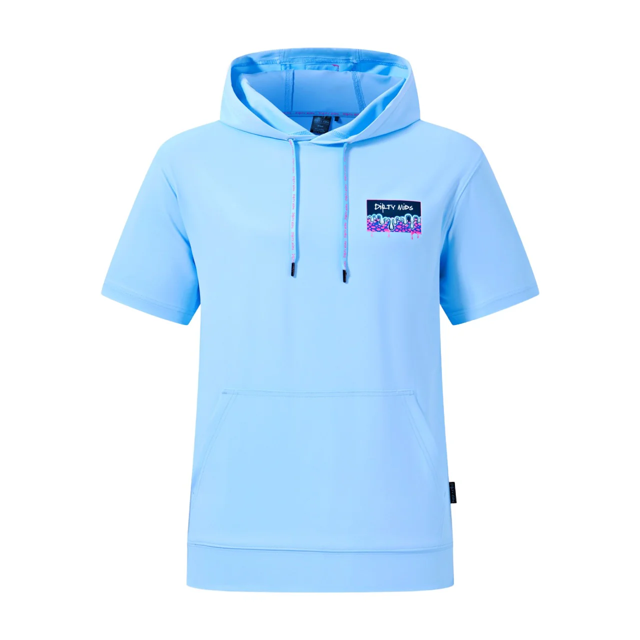 Drip Short Sleeve Performance Hoodie – Dirty Mids - Image 3