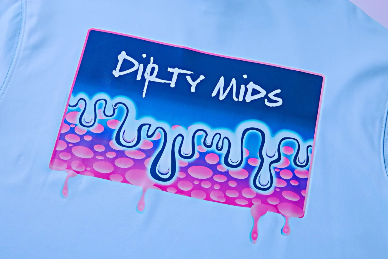 Drip Short Sleeve Performance Hoodie – Dirty Mids - Image 5
