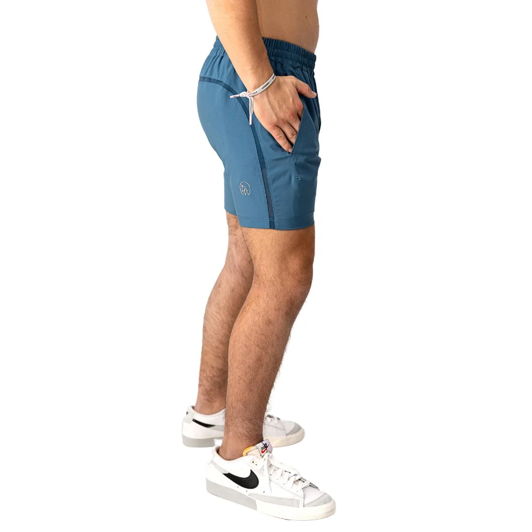 Navy Flex 5" Training Shorts - Image 3