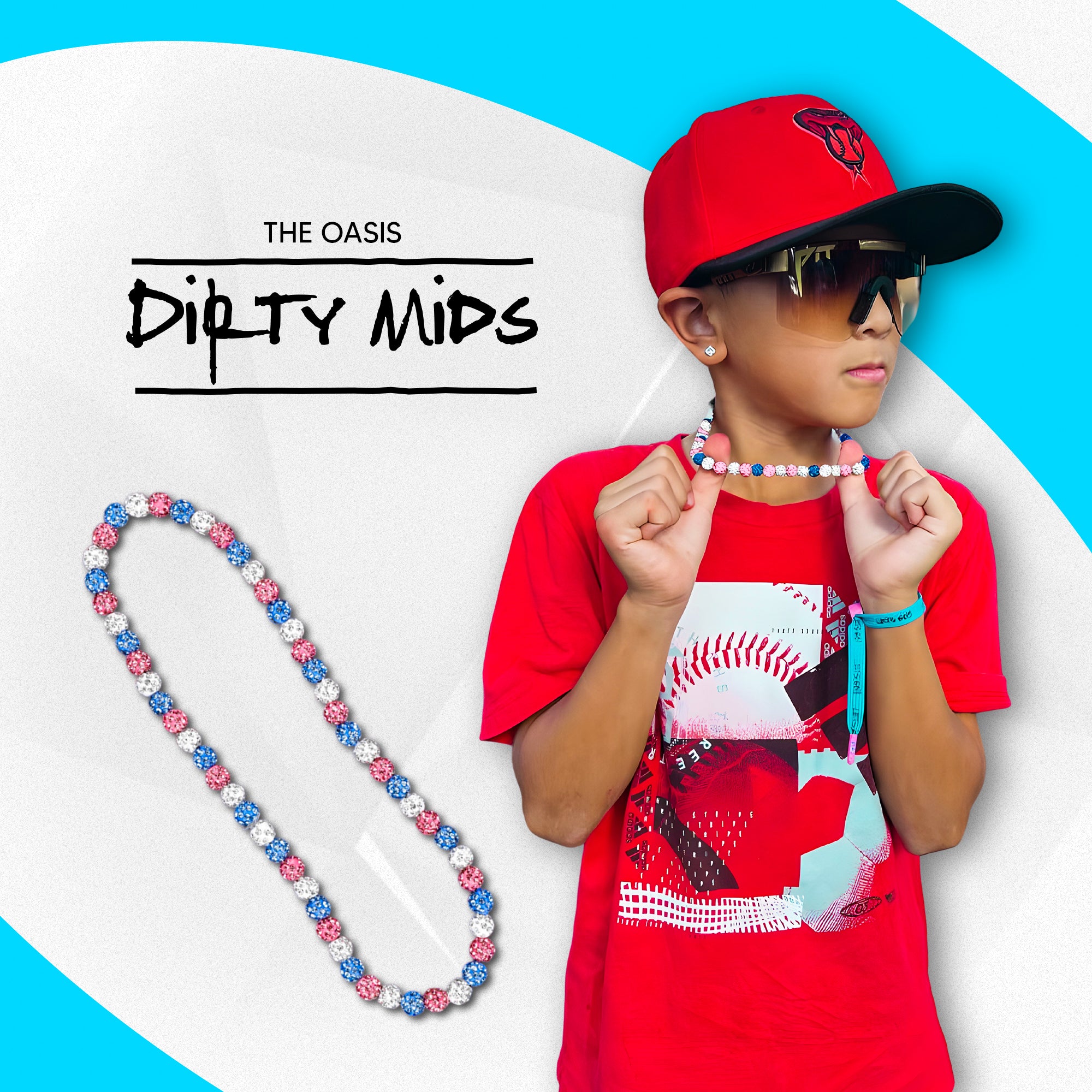 Oasis - Dirty Mids ICE Collection Baseball Necklace - Image 3