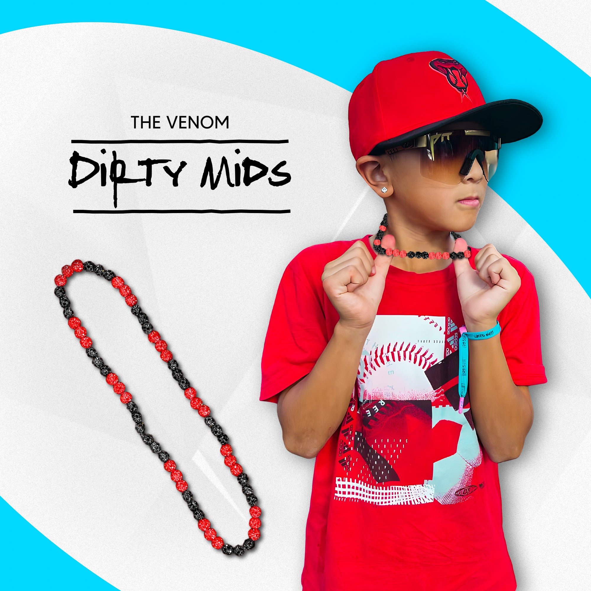 Venom - Dirty Mids ICE Collection Baseball Necklace - Image 4