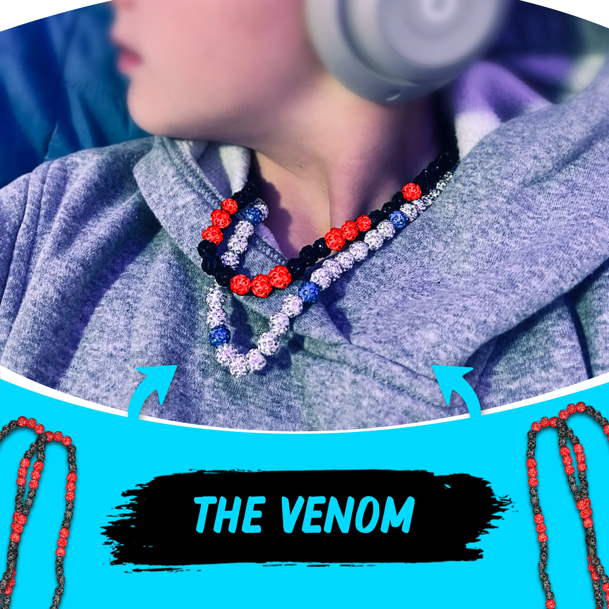 Venom - Dirty Mids ICE Collection Baseball Necklace - Image 5