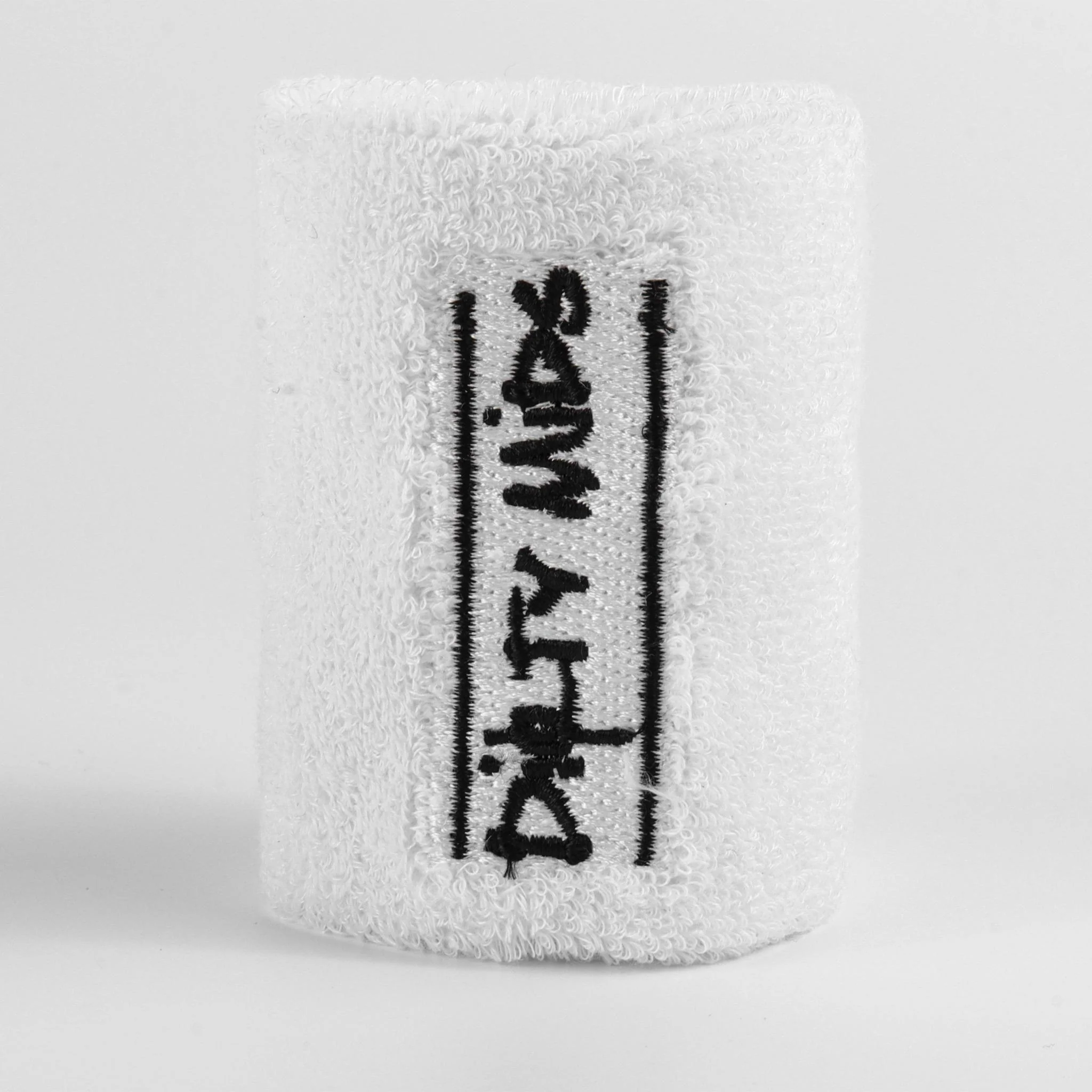 White - Dirty Mids Savage Series Pro Wristband - Image 3