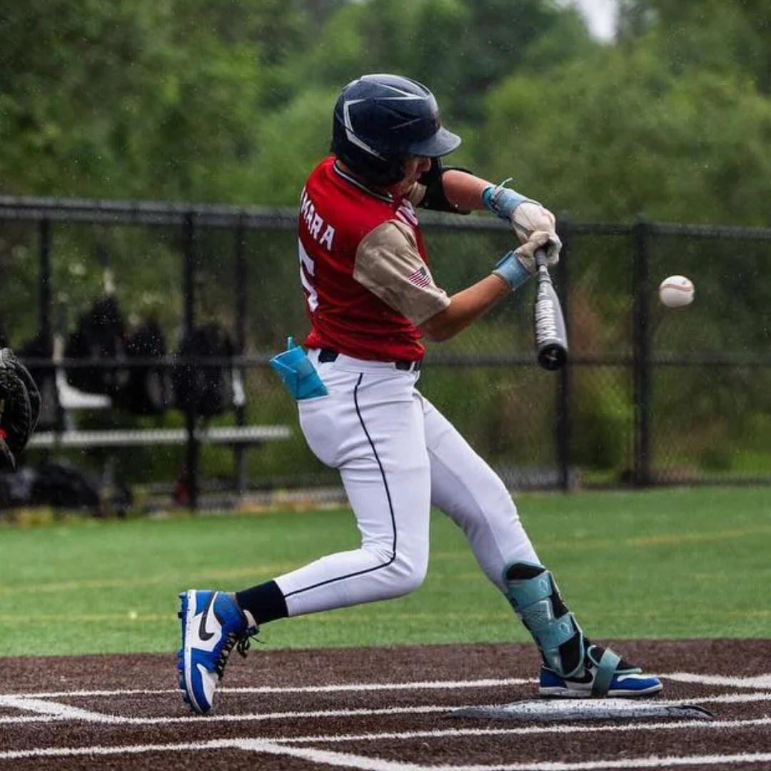 Grey Pant - Red Piping Dirty Mids Piped Baseball Pant - Image 3